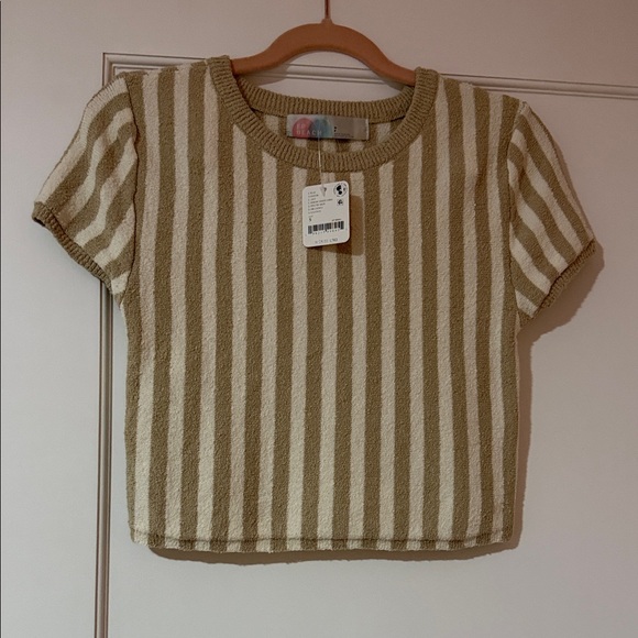 Striped Beige and Cream too NWT - Picture 1 of 4